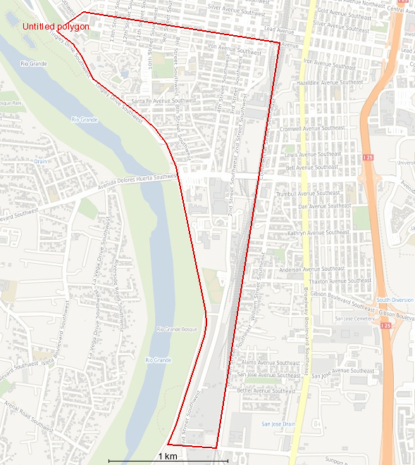 Barelas NA: Neighborhood Map